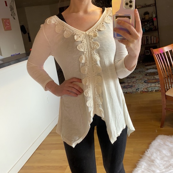 American Rag Tops - 🛸[ American Rag ] Crochet Detail Tunic